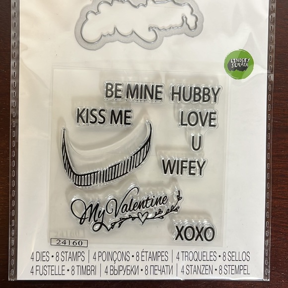 Sizzix My Valentine Framelits with Stamps #661860 - Picture 3 of 4